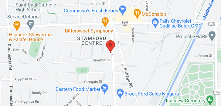map of 4189 DRUMMOND Road